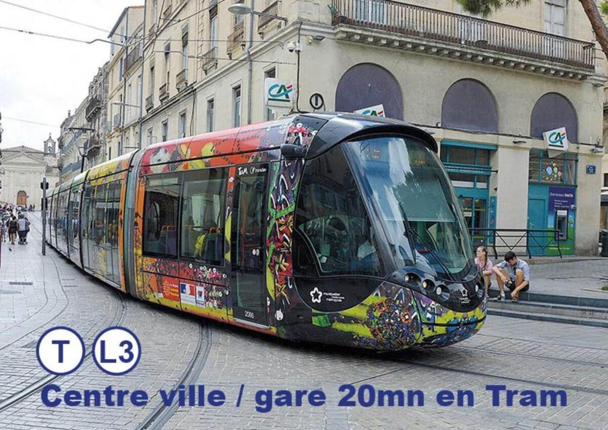 Montpellier Studio Climatise Esterno foto